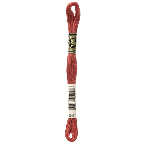 12 Pack - DMC 6-Strand Embroidery Cotton 8.7yd-Very Dark Salmon - 117-347 - 077540051045 12 Pack - DMC 6-Strand Embroidery Cotton 8.7yd-Very Dark Salmon - 117-347 - 077540051045