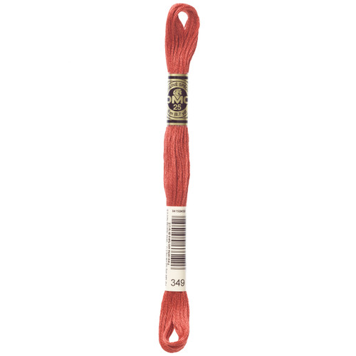 12 Pack - DMC 6-Strand Embroidery Cotton 8.7yd-Dark Coral - 117-349 - 077540051052