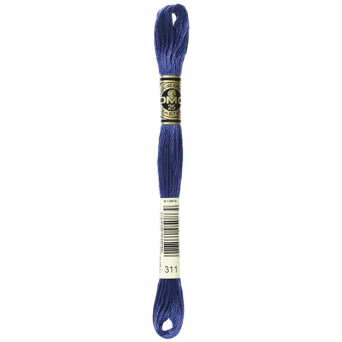 12 Pack - DMC 6-Strand Embroidery Cotton 8.7yd-Medium Navy Blue - 117-311 - 077540050864 12 Pack - DMC 6-Strand Embroidery Cotton 8.7yd-Medium Navy Blue - 117-311 - 077540050864