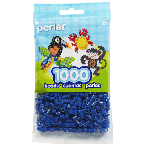 Perler Beads 1,000/Pkg-Dark Blue - PBB80-19-19008 - 048533190089