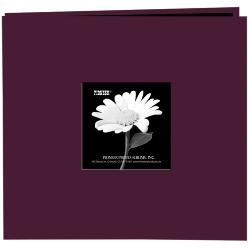 Pioneer Book Cloth Cover Post Bound Album 8"X8"-Sweet Plum - MB88CB-FN/SP - 023602637139 Pioneer Book Cloth Cover Post Bound Album 8"X8"-Sweet Plum - MB88CB-FN/SP - 023602637139