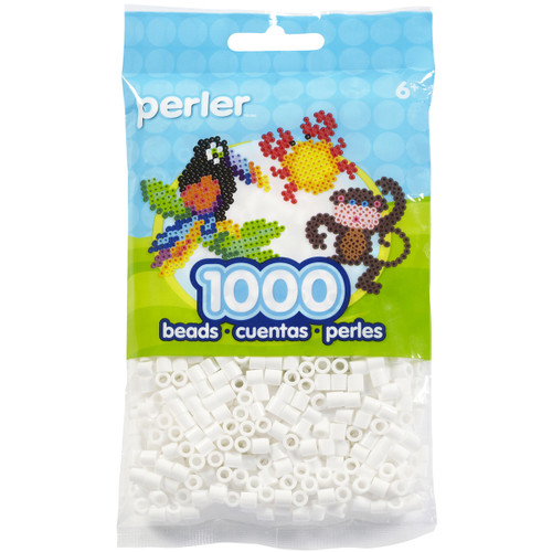 Perler Beads 1,000/Pkg-White - PBB80-19-19001 - 048533190010