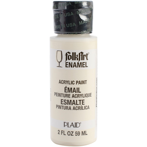 FolkArt Enamel Paint 2oz-Warm White - 40-4002 - 028995040023