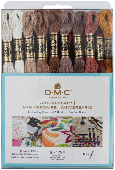 DMC Embroidery Floss Pack 8.7yd-Anniversary 36/Pkg 7F25NP36 - 077540382521