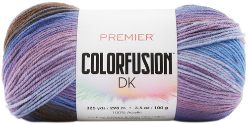 3 Pack Premier Colorfusion DK Yarn-Cotton Candy 1196-08 - 840166801420