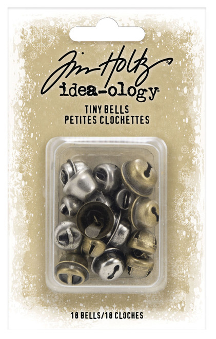 2 Pack Idea-Ology Tiny Metal Bells 18/Pkg-Nickel & Copper TH94201