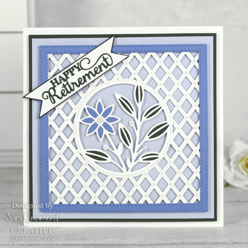 Creative Expressions Craft Dies By Sue Wilson-Mini ExpressionsHappy Retirement CEDME097