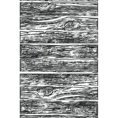 2 Pack Sizzix 3D Texture Fades Embossing Folder By Tim Holtz-Mini Lumber 665460 - 630454273790