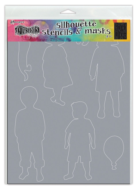 3 Pack - Dyan Reaveley's Dylusions Stencils & Masks 5"X8"-Grandkids - DYS65-78104 - 789541078104