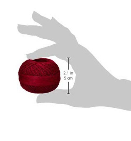 Handy Hands Lizbeth Cordonnet Cotton Size 10-Victorian Red HH10-670
