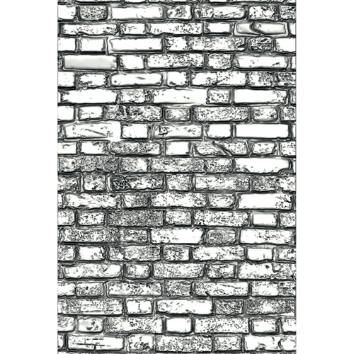 Sizzix 3D Texture Fades Embossing Folder By Tim Holtz-Mini Brickwork - 665462 - 630454273813