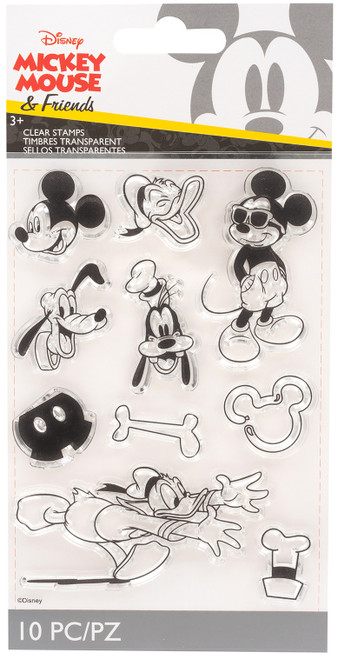 3 Pack EK Disney Clear Stamps-Mickey Spectrum 53000156 - 015586031010