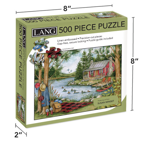 Lang Jigsaw Puzzle 500 Pieces-Picnic By The Lake 5039180