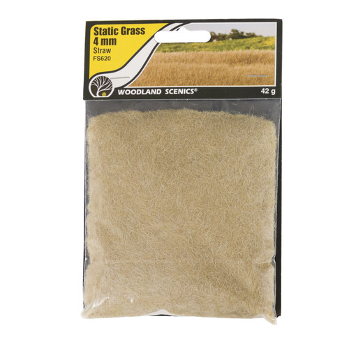 Woodland Scenic Static Grass 4mm-Straw - FS620 - 724771006206
