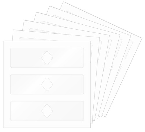 We R Memory Keepers Tab Stickers 18/Pkg-Flag 60000371