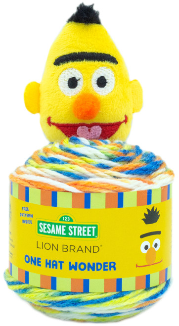 Lion Brand Sesame Street One Hat Wonder Yarn-Bert 3010-505 - 023032099651