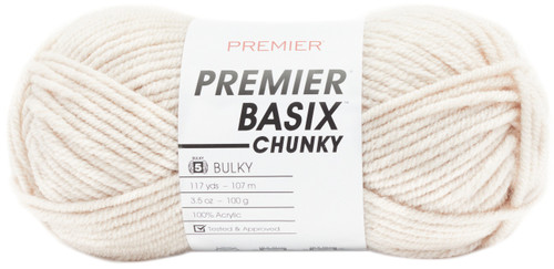 Premier Basix Chunky Yarn, Antique White