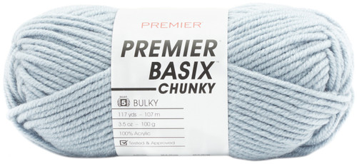 Premier Basix Chunky Yarn-Monument - 1145-38 - 847652094588 Premier Basix Chunky Yarn-Monument - 1145-38 - 847652094588