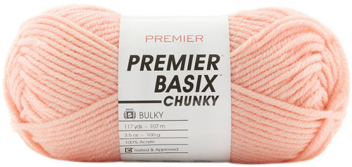 Premier Basix Chunky Yarn-Apricot 1145-09 - 847652094298