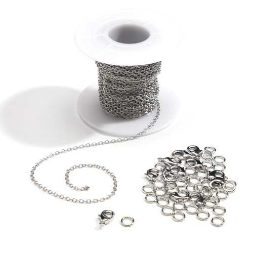 CousinDIY Cable Chain with Findings-36 Feet - 40001145 CousinDIY Cable Chain with Findings-36 Feet - 40001145