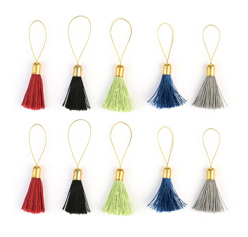 Lantern Moon Stitch Markers 10/Pkg-Tassel LM350642 - 89076280614638907628061463
