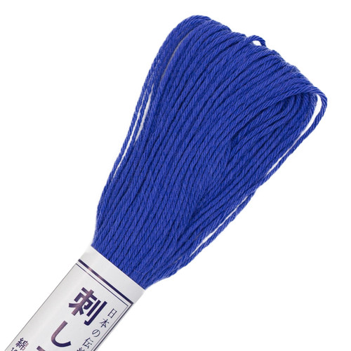 6 Pack - Olympus Sashiko Cotton Thread 22yd - Solid-Ultramarine Blue - ST20SP-23