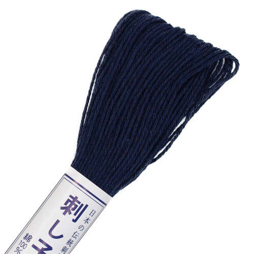 6 Pack - Olympus Sashiko Cotton Thread 22yd - Solid-Navy - ST20SP-11