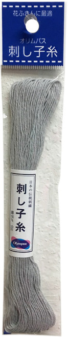 6 Pack - Olympus Sashiko Cotton Thread 22yd - Solid-Gray - ST20SP-28 - 49714512967544971451296754