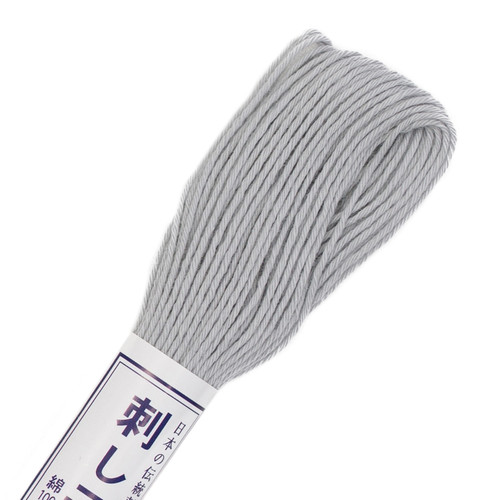 6 Pack - Olympus Sashiko Cotton Thread 22yd - Solid-Gray - ST20SP-28