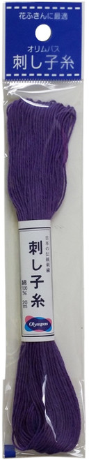 6 Pack - Olympus Sashiko Cotton Thread 22yd - Solid-Purple - ST20SP-19 - 49714512966624971451296662