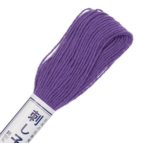 6 Pack - Olympus Sashiko Cotton Thread 22yd - Solid-Purple - ST20SP-19