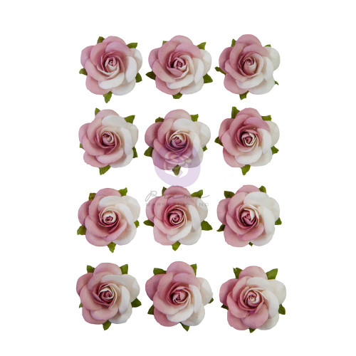 3 Pack Prima Marketing Mulberry Paper Flowers-Flower Fields/Farm Sweet Farm P658373 - 655350658373