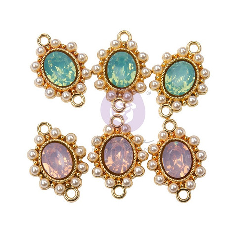 2 Pack Miel By Frank Garcia Gemstone Charms 6/PkgFG998158 - 655350998158