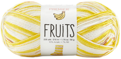 3 Pack Premier Fruits Yarn-Banana 2052-08 - 840166809532