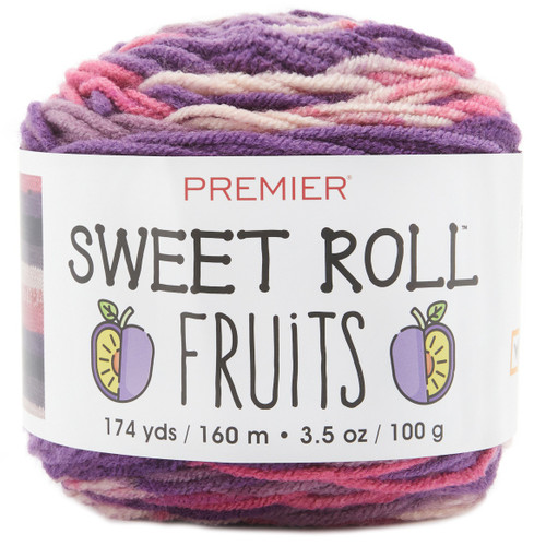 3 Pack Premier Sweet Roll Fruits Yarn-Plum 2056-03 - 840166812662