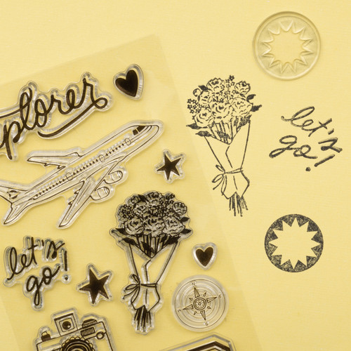 3 Pack - Maggie Holmes Round Trip Clear Stamps 17/Pkg- - MH013600 3 Pack - Maggie Holmes Round Trip Clear Stamps 17/Pkg- - MH013600