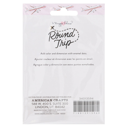 3 Pack - Maggie Holmes Round Trip Enamel Dots 101/Pkg- - MH013594