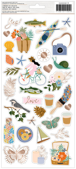 3 Pack - Jen Hadfield Live & Let Grow Cardstock Stickers 6"X12" 61/Pk-Icons - JH003819 - 718813115049 3 Pack - Jen Hadfield Live & Let Grow Cardstock Stickers 6"X12" 61/Pk-Icons - JH003819 - 718813115049
