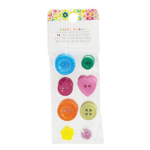 3 Pack - Paige Evans Splendid Stickers 16/Pkg-Buttons - PE003773 - 718813910859 3 Pack - Paige Evans Splendid Stickers 16/Pkg-Buttons - PE003773 - 718813910859