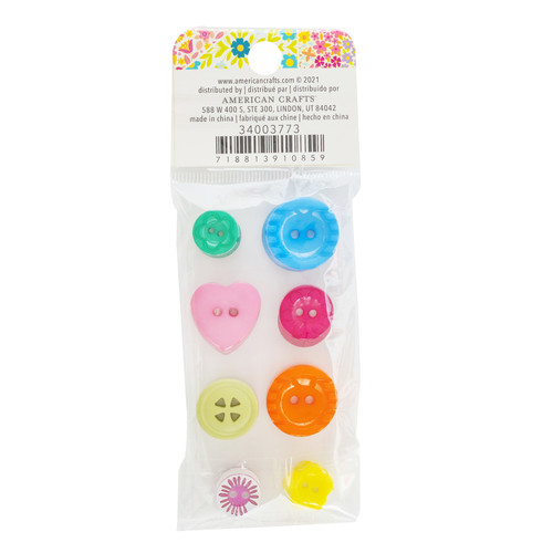 3 Pack - Paige Evans Splendid Stickers 16/Pkg-Buttons - PE003773 3 Pack - Paige Evans Splendid Stickers 16/Pkg-Buttons - PE003773