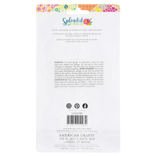 3 Pack - Paige Evans Splendid Dimensional Stickers 9/Pkg-Bouquets - PE003785