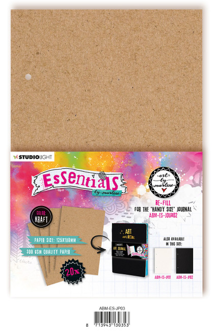 2 Pack Art By Marlene Journal Pages 4.92"X7"-Nr. 03, Kraft ABMESJ03 - 8713943130353