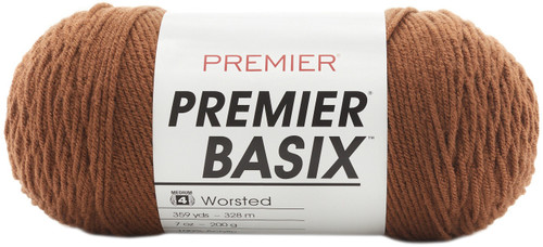 3 Pack - Premier Basix Yarn-Cocoa - 1115-70 - 840166810736 3 Pack - Premier Basix Yarn-Cocoa - 1115-70 - 840166810736