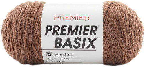 3 Pack Premier Basix Yarn-Toffee 1115-67 - 840166810705