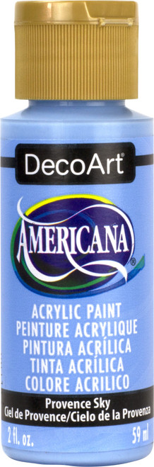 6 Pack Americana Acrylic Paint 2oz-Provence Sky DA-401 - 766218139153