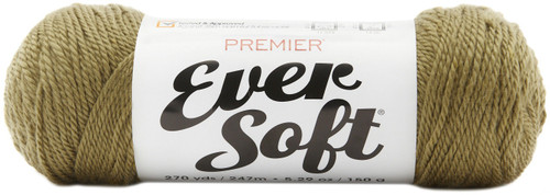 3 Pack Premier Ever Soft Yarn-Olive 1138-37 - 840166813317