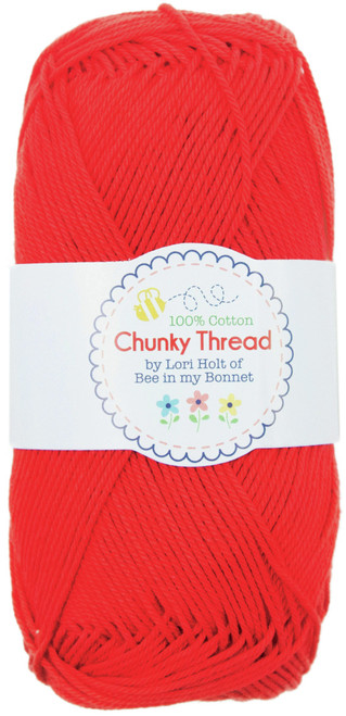 2 Pack - Riley Blake Lori Holt Chunky Thread 50g-Red - STCT-08525 - 889333085256