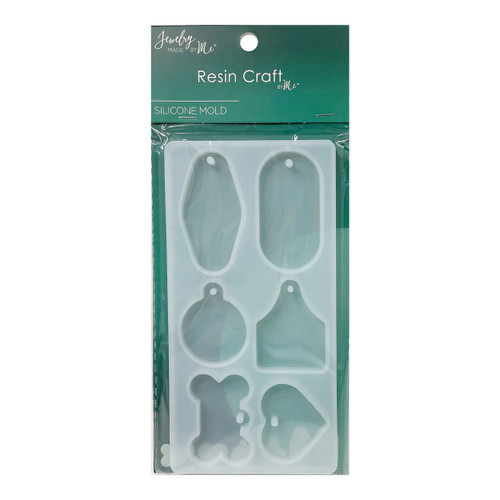 3 Pack - Jewelry Made By Me Resin Craft Silicone Mold-Keychain Tags - 4210410 - 842702186442