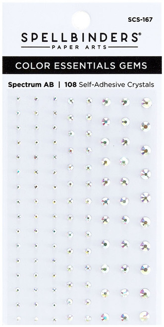 3 Pack Spellbinders Color Essentials Gems 108/Pkg-Spectrum SCS167 - 812062035544