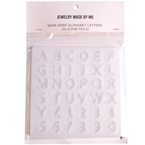 3 Pack - Jewelry Made By Me Resin Craft Silicone Mold-Small Alphabet - 4210432 - 842702186367